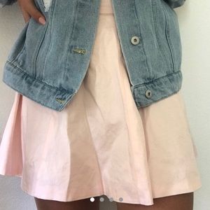 super cute and trendy pink skater skirt